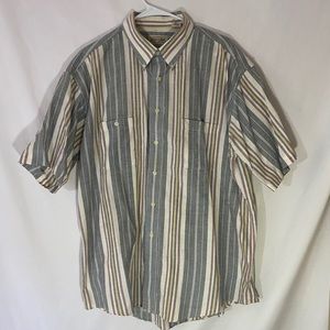 AUTHENTIC ST JOHNS BAY VINTAGE BUTTON UP XL